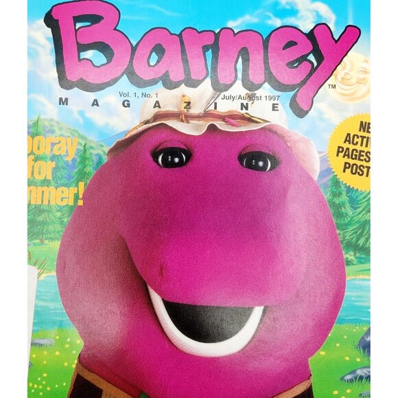 Barney Magazine July/Aug 1997 Hooray for Summer! - Picture 7 of 12